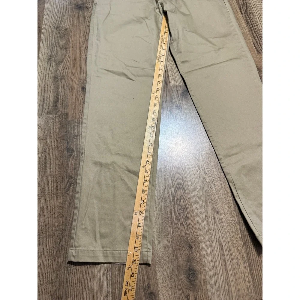 Dockers Pants Men Size 34x30 Tan Chino Pants Athletic Flex Comfort
